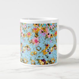 blommigt jumbo mugg