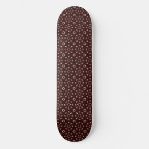 Blommigt Kabul Coffee Mini Skateboard Bräda 18,5 Cm