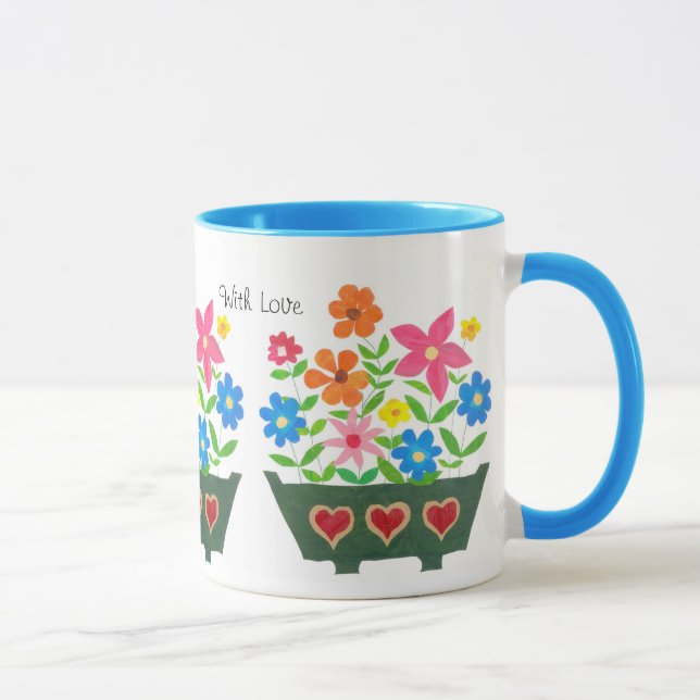Blommigt Kaffe Mugg för Mor (Höger)
