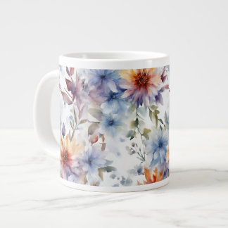 Blommigt Kaffe Mugg Jumbo Mugg