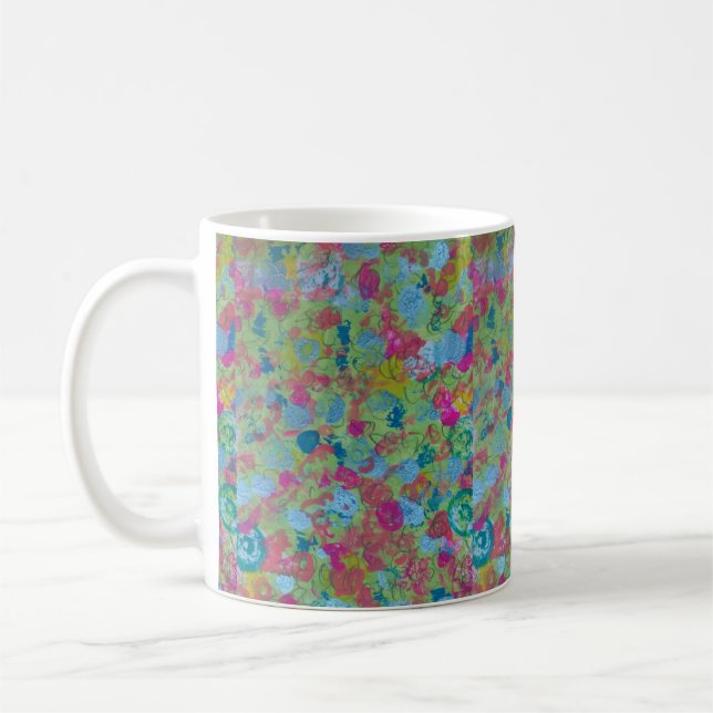 Blommigt Kaffemugg (Vänster)