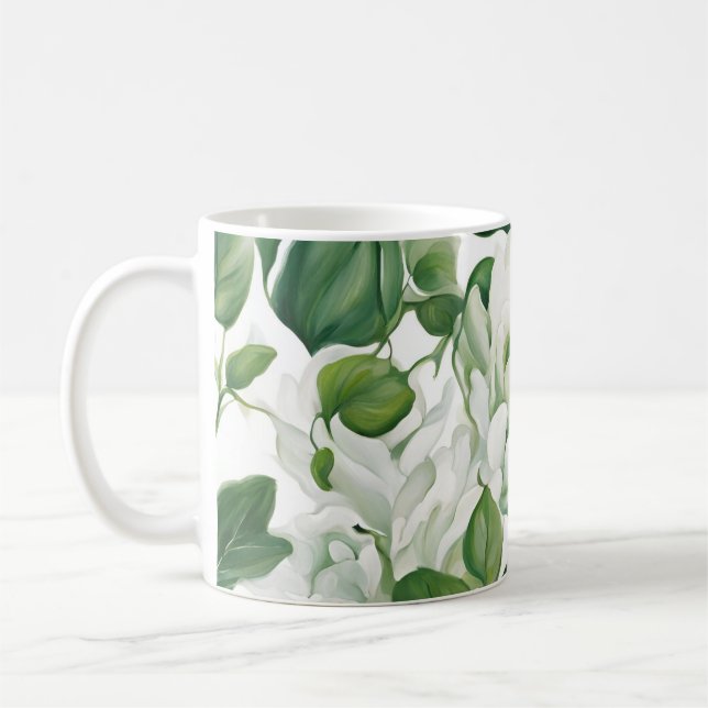 Blommigt Kaffemugg (Vänster)