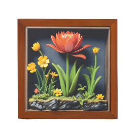 BLOMMIGT KAKELPLATTA