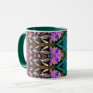 Blommigt Kaleidoscope Mugg