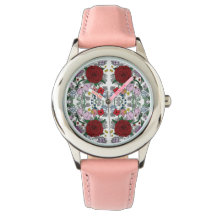 Blommigt Kaleidoscope Stainless Steel Rosa Watch