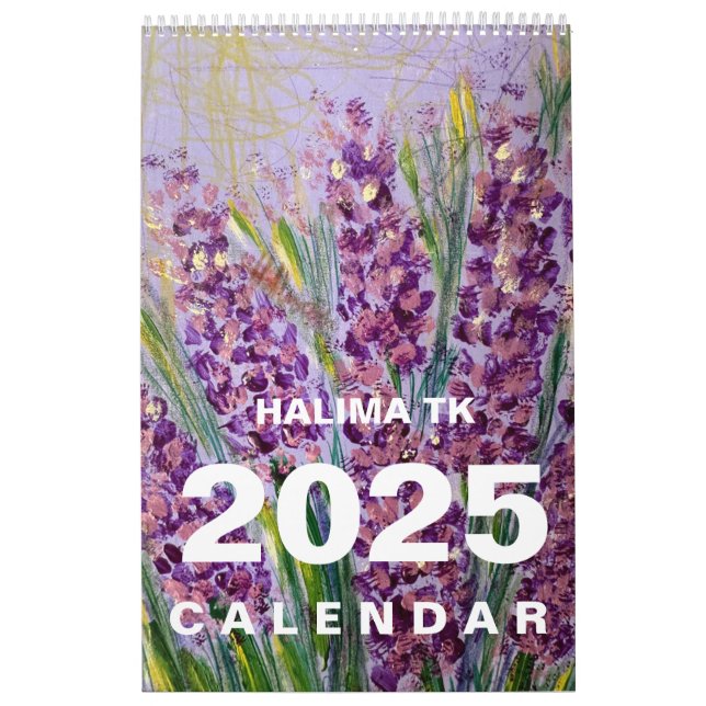 Blommigt Kalender 2025 (Omslag)