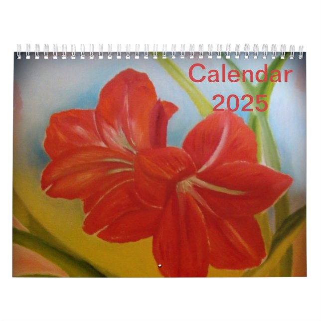 Blommigt Kalender 2025 (Omslag)