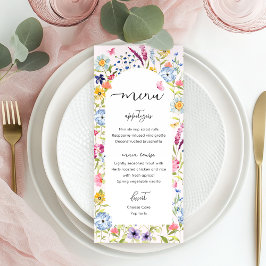 Blommigt Kärlek finns på menyn Bloom Menu Meny