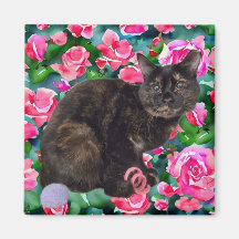 Blommigt Kattunge