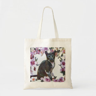 Blommigt Kattunge Tygkasse