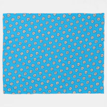 Blommigt KiniArt Fleece Blanket