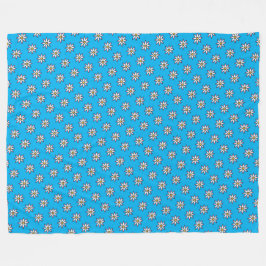Blommigt KiniArt Fleece Blanket