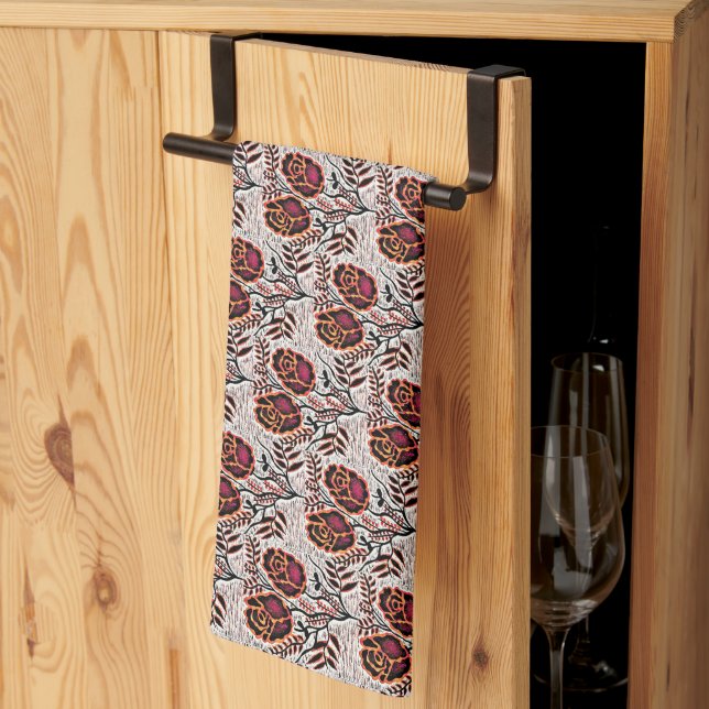 Blommigt Kitchen Towel Kökshandduk (Thirds Fold)