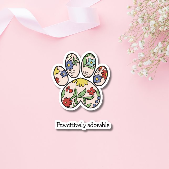 blommigt klistermärken (Skapare uppladdad)