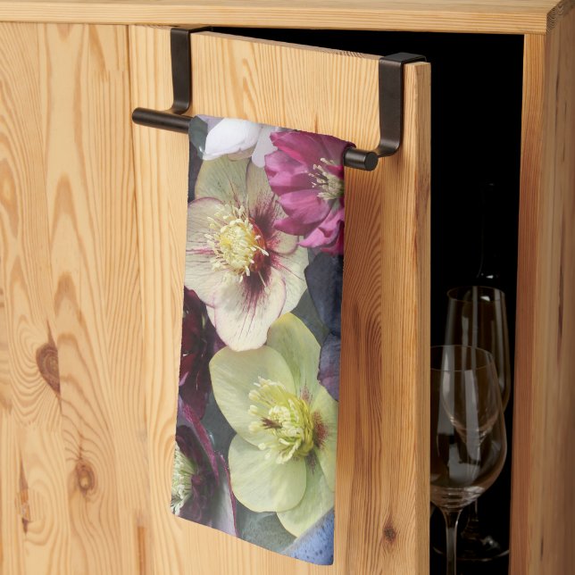 Blommigt Köksdukar Kökshandduk (Thirds Fold)