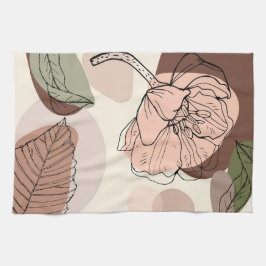 Blommigt Kökshandduk