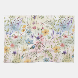 Blommigt Kökshandduk