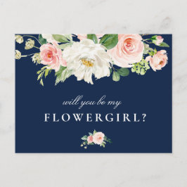 blommigt kommer du att bli mitt blomsterkort inbjudan vykort