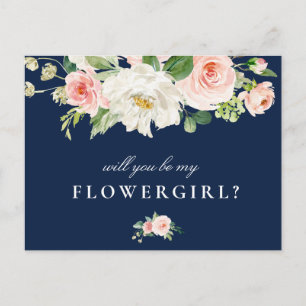 blommigt kommer du att bli mitt blomsterkort inbjudan vykort