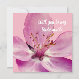 Blommigt Kommer du att bli mitt briljantkort? Inbjudningar