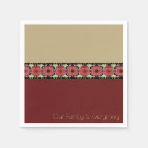 Blommigt konst med burgundi och pinka