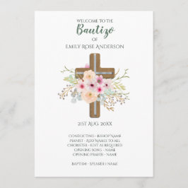 Blommigt Kor BAUTIZO Bautismo Baptism Program