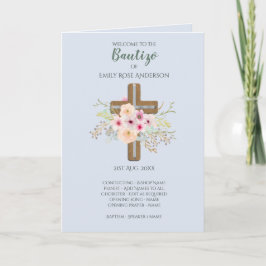 Blommigt Kor BAUTIZO Bautismo Baptism Program