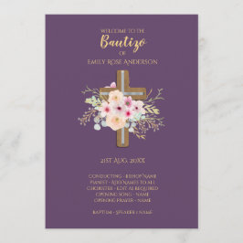 Blommigt Kor BAUTIZO Bautismo Baptism Program
