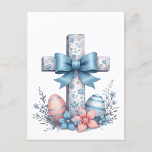 Blommigt Kor Coquette Jesus Bow Christian Religion Vykort