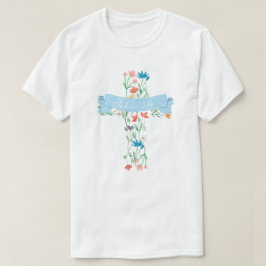 Blommigt Kor John 3:16 Unisex T Shirt