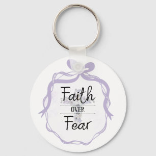 Blommigt kor med kristen citat nyckelring