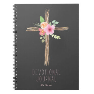 Blommigt Kor Personlig Devotional Notebook Anteckningsbok
