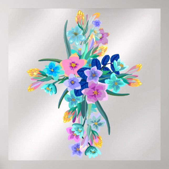 Blommigt Kor Poster (Framsidan)