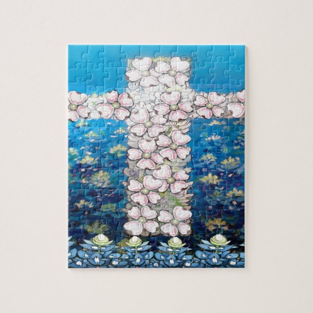 Blommigt Kor Pussel (Vertikal)