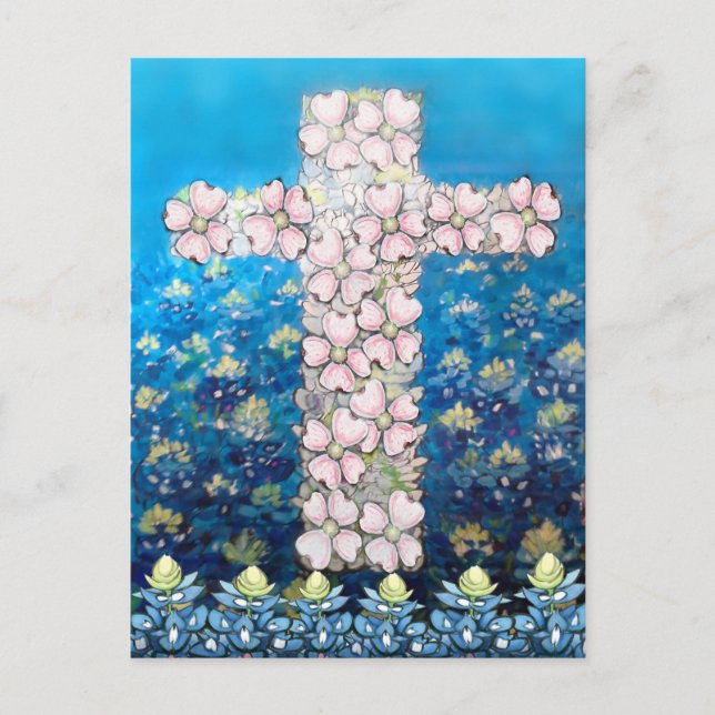 Blommigt Kor Vykort (Framsida)