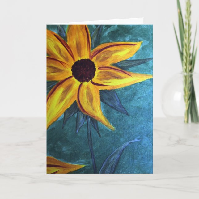 Blommigt Kort (Framsida)