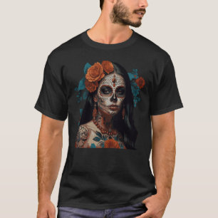 Blommigt Krona T Shirt