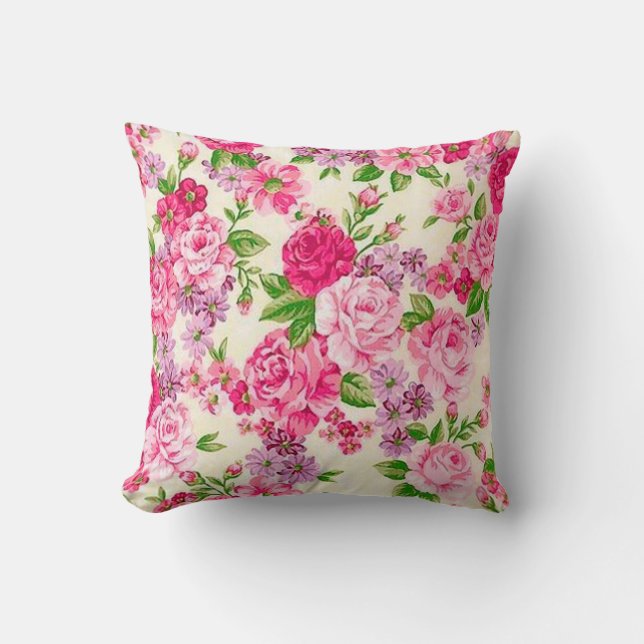 Blommigt Kudde (Framsida)