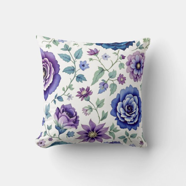 Blommigt Kudde (Framsida)