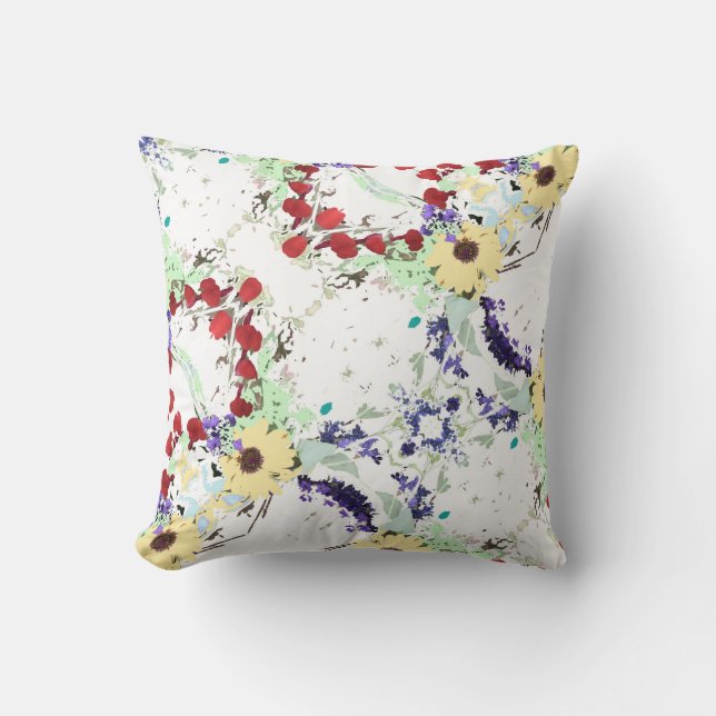 Blommigt Kudde (Framsida)
