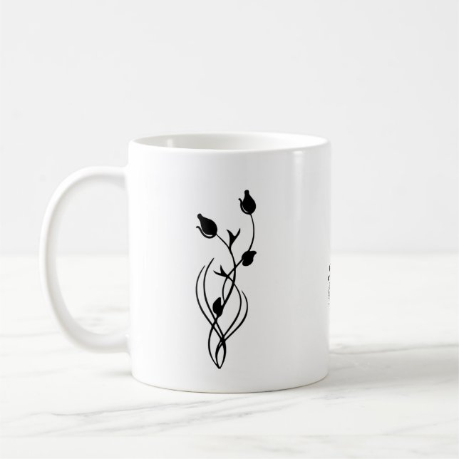 BLOMMIGT KVINNOR KAFFEMUGG (Vänster)