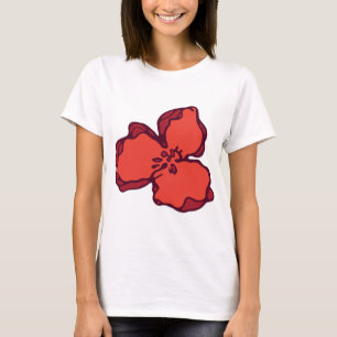 Blommigt Kvinnors grundläggande T-Shirt: Bloom i S T Shirt