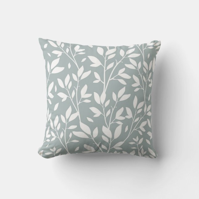 Blommigt Land Modern Farmhouse SimpleThrow Pillow Kudde (Framsida)