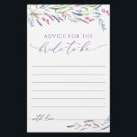 Blommigt Lavender Möhippa Adapter för elegant-<br><div class="desc">Lavender Möhippa Advice Card för elegant Blommigt Lavender . Matchande objekt är tillgängliga. Se fullt här: https://www.zazzle.com/collections/trendy_elegant_flower_lavender_collection-119835281918261692</div>