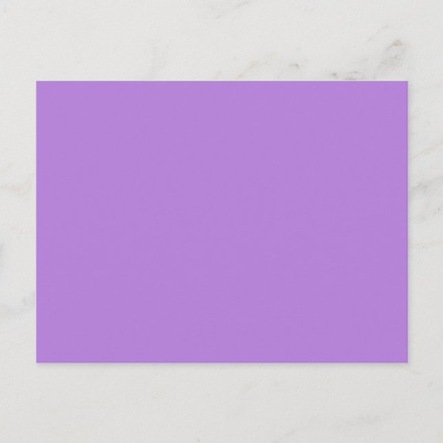 Blommigt Lavender Vykort (Framsida)