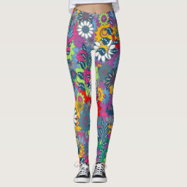 Blommigt Leggings