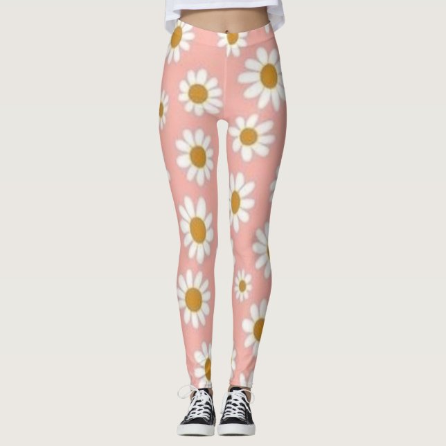 Blommigt Leggings (Framsida)
