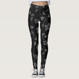 blommigt leggings