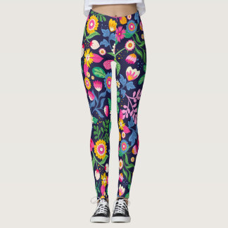 Blommigt Leggings
