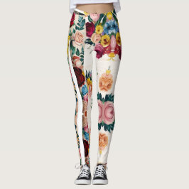 Blommigt Leggings11 Leggings